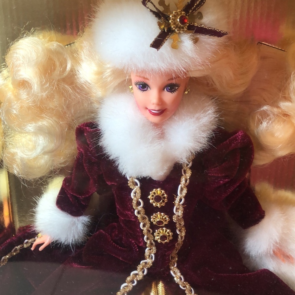 SALE BARBIE 1996 Happy Holidays Doll Mattel Special Edition Collectible NIB NEW - Picture 2 of 8